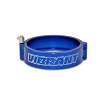 Vibrant 4in HD Quick Release Clamp w/Pin - Anodized Blue
