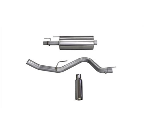 Corsa 15-16 Ford F-150 EcoBoost Cat-Back Single Side Exit w/ 4.0in Polished Tip