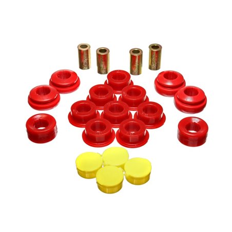 Energy Suspension 02-04 Acura RSX (includes Type S) Red Rear Control Arm Bushing Set