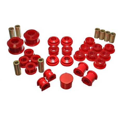 Energy Suspension 02-04 Acura RSX (includes Type S) Red Hyper-Flex Master Bushing Set