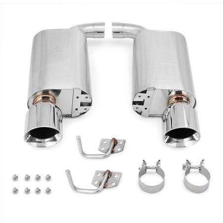 Mishimoto 2015+ Ford Mustang GT Street Axleback Exhaust w/ Polished Tips