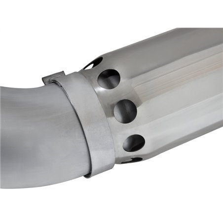 aFe LARGE Bore HD 5in Exhausts DPF-Back SS w/ Pol Tips 16-17 GM Diesel Truck V8-6.6L (td) LML/L5P