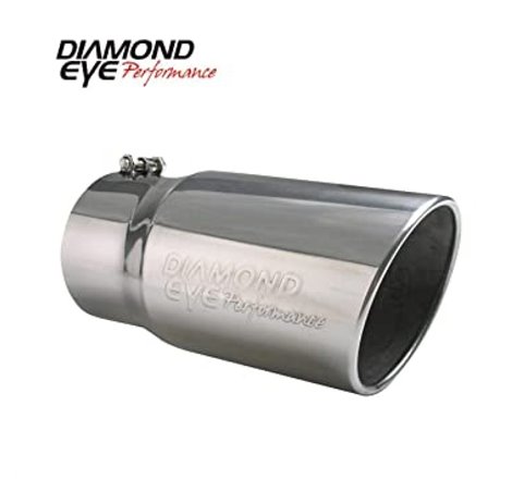 Diamond Eye TIP 3in-4inX12in BOLT-ON ROLLED ANGLE 15-DEGREE ANGLE CUT: EMBOSSED DIAMOND EYE