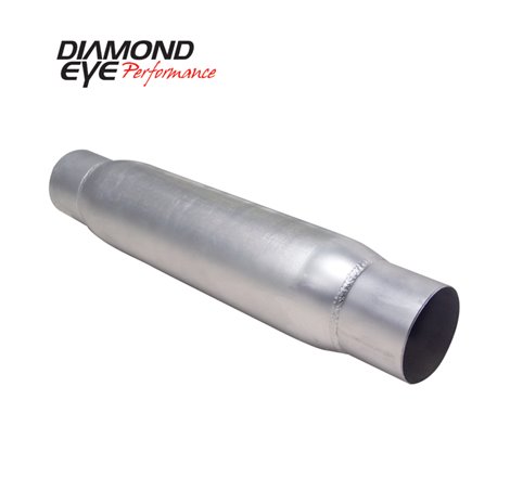 Diamond Eye RESONATOR 4in W/ ENDS (CLAMPED) AL
