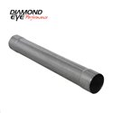 Diamond Eye MFLR RPLCMENT PIPE Y-PIPE 4inX32in OVERALL LENGTH AL