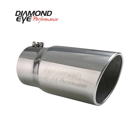 Diamond Eye TIP 5inX6inX12in BOLT-ON ROLLED-ANGLE 15-DEGREE ANGLE CUT: EMBOSSED DIAMOND EYE