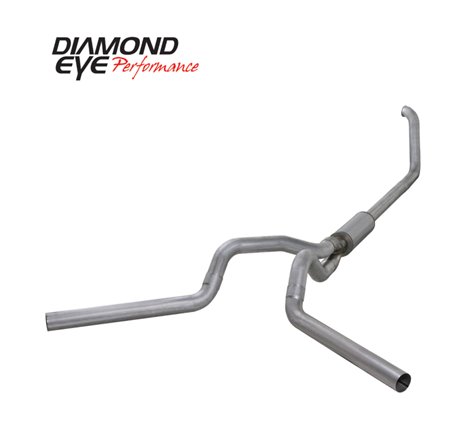 Diamond Eye KIT 4in TB DUAL AL: 00-03 FORD 7.3L F250/F350 W/ PYROMETER PLUG
