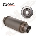 Diamond Eye MFLR 4inID SGL IN/SGL OUT 7inDIA X 14in BODY 20in LENGTH PERF SLOTTED ENDS 409 SS
