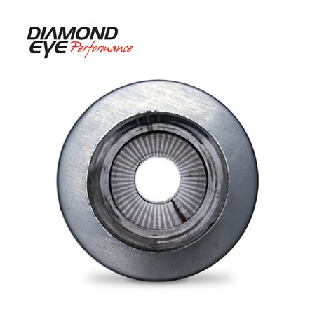 Diamond Eye MFLR 4inID SGL IN/SGL OUT 7inDIA X 24in BODY 30in LENGTH PERF SLOTTED ENDS 409 SS