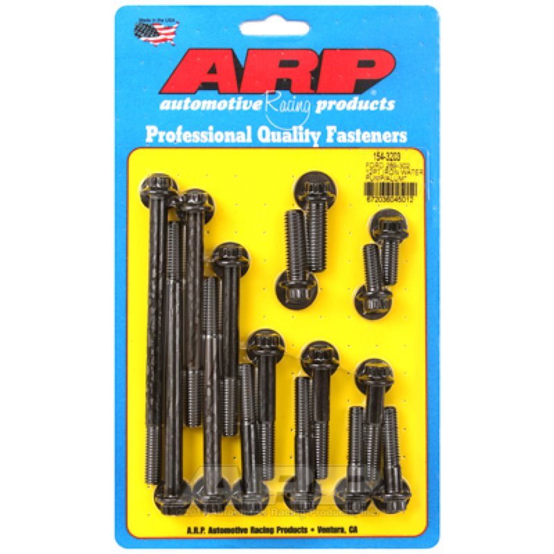 ARP Ford 289-302 12pt Iron Water Pump and Front Cover Bolt Kit