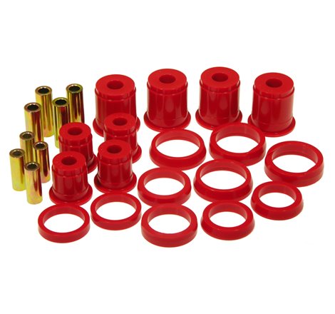 Prothane 84-99 Jeep Cherokee/Commander Front Control Arm Bushings - Red