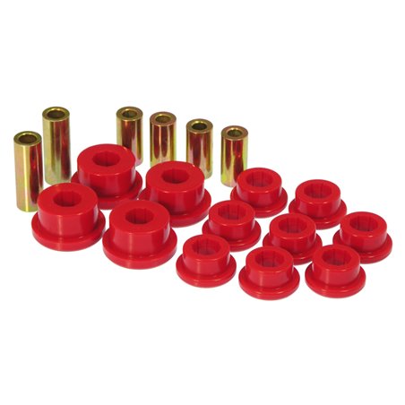 Prothane 95-99 Mitsubishi Eclipse Front Upper/Lower Control Arm Bushings - Red