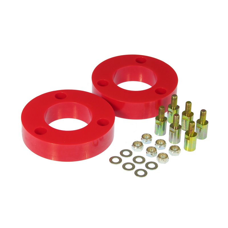 Prothane 04-08 Nissan Titan Front Coil Spring 2in Lift Spacer - Red
