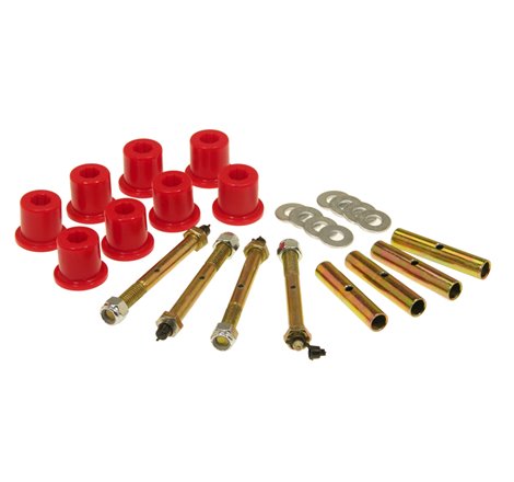 Prothane 76-86 Jeep CJ5/7/8 Front Shackle Bushings - Red