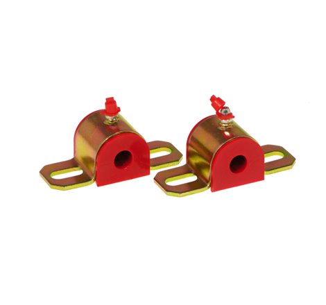 Prothane Universal Greasable Sway Bar Bushings - 1/2in - Type A Bracket - Red