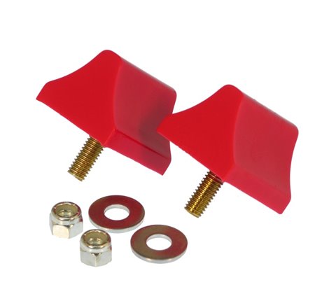 Prothane Universal Bump Stop 1 1/2X2X1 3/4 Wedge - Red