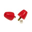 Prothane Universal Bump Stop 1 9/16X1 5/8 Cone - Red