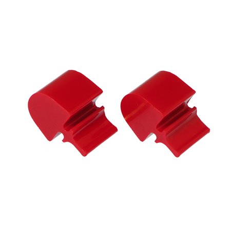 Prothane Universal Bump Stop Pull Through Style - Red