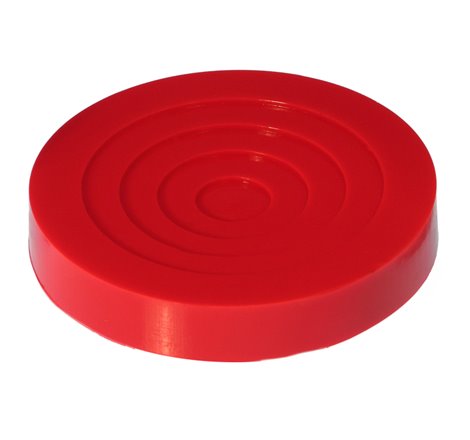 Prothane Universal Jack Pad 5in Diameter Model - Red