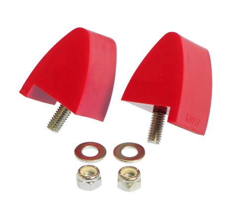 Prothane 64-73 Ford Mustang Front Bump Stops - Red