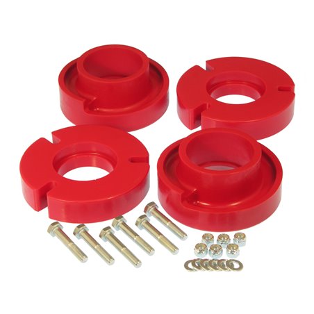 Prothane 04+ Ford F150 Front Coil Spring 2.5in Lift Spacer - Red