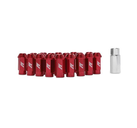 Mishimoto Aluminum Locking Lug Nuts M12 x 1.25 - Red