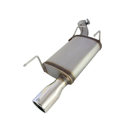 aFe Axle-Back Exhaust 2.5in 409SS w/Polished Tip 05-09 Ford Mustang V6 4.0L