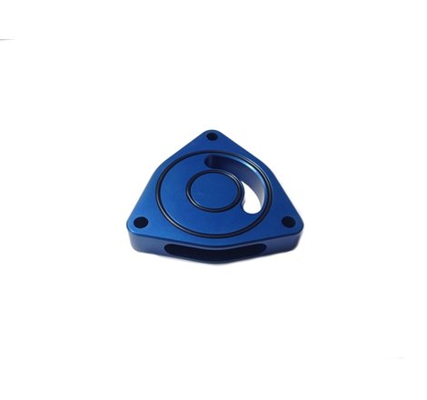 Torque Solution Blow Off BOV Sound Plate (Blue): Plymouth GT Cruiser 03-07