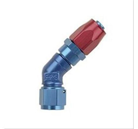 Fragola -8AN x 45 Degree Low Profile Forged Hose End