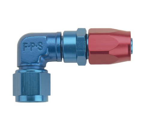 Fragola -6AN x 90 Degree Low Profile Forged Hose End