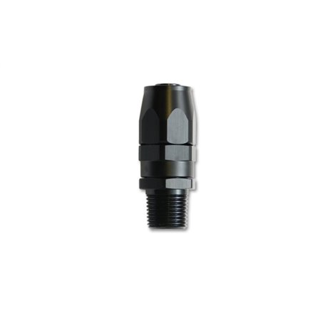 Vibrant -6AN Male NPT Straight Hose End Fitting - 1/4in NPT