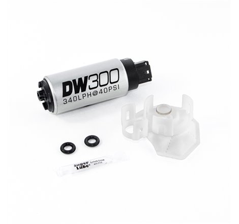 DeatschWerks 340lph DW300C Compact Fuel Pump w/Install Kit 08-15 Mitsubishi EVO X (w/o Clips)