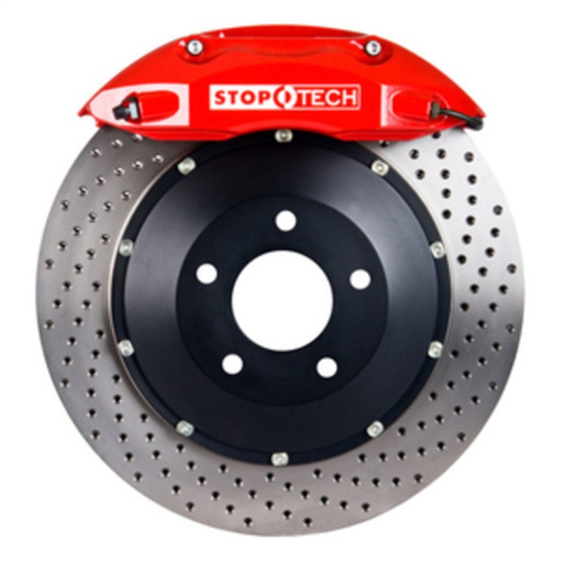 StopTech BBK 95-99 BMW M3 (E36) / 98-02 MZ3 Coupe/Roadster Front 4 Piston 355x32 Red Drilled Rotors
