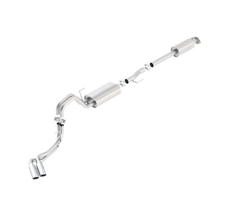 Borla 15-16 Ford F-150 3.5L EcoBoost Ext. Cab Std. Bed Catback Exhaust S-Type Truck Side Exit