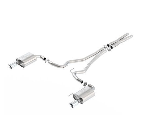 Ford Racing 2015 Mustang 5.0L Sport Cat-Back Exhaust System Chrome (No Drop Ship)