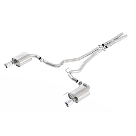 Ford Racing 2015 Mustang 5.0L Sport Cat-Back Exhaust System Chrome (No Drop Ship)