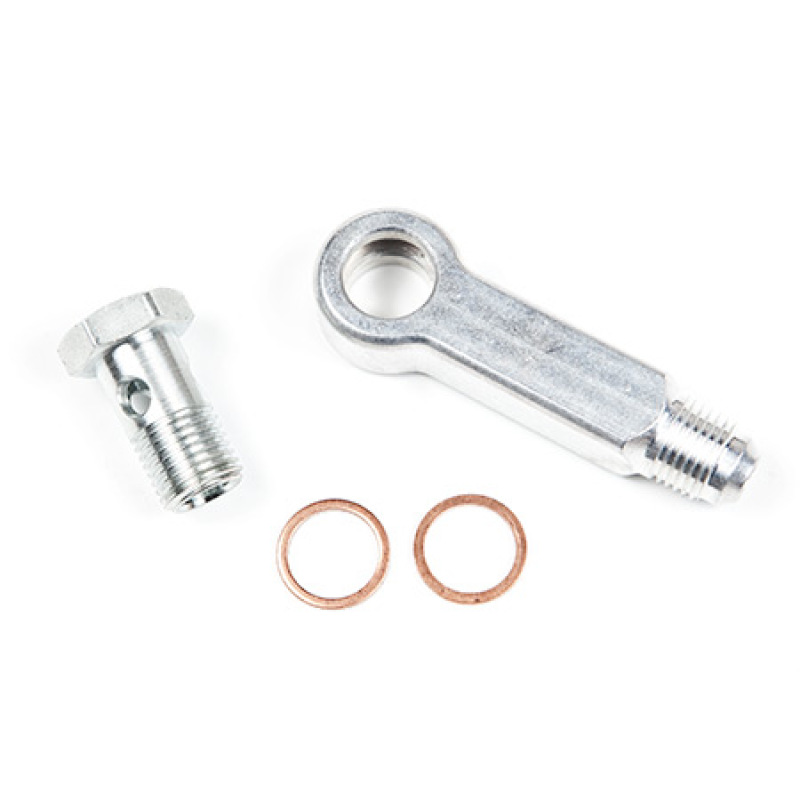 ATP Aluminum Banjo Fitting 14mm Hole -6AN Male Flare Fitting (Long Version)