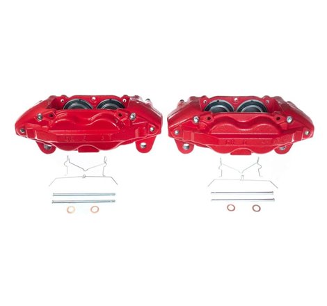 Power Stop 16-21 Toyota Sequoia Front Red Calipers - Pair