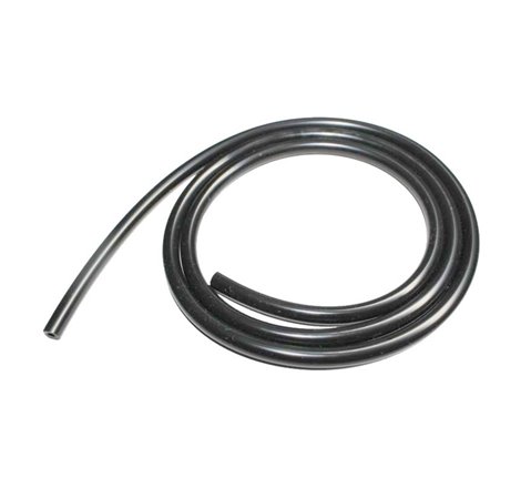 Torque Solution Silicone Vacuum Hose (Black) 3.5mm (1/8in) ID Universal 5ft