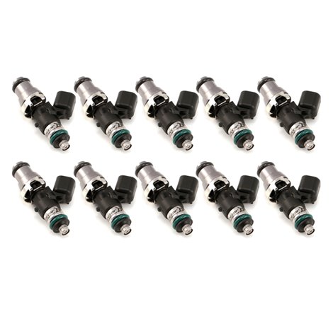 Injector Dynamics 1700cc Injectors - 48mm Length - 14mm Top - 14mm Lower O-Ring (Set of 10)