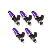 Injector Dynamics 1700cc Injectors - 60mm Length - 14mm Purple Top - 14mm Lower O-Ring (Set of 5)