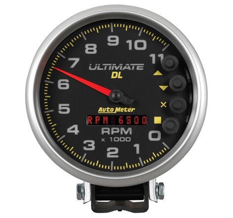 Autometer 5 inch Ultimate DL Playback Tachometer 11000 RPM - Black
