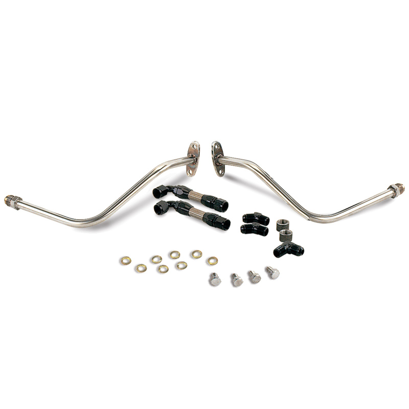 Banks Power Oil Drain Kit for Twin Turbo System
