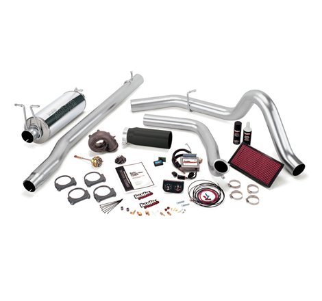 Banks Power 99 Ford 7.3L F250/350 Auto Stinger-Plus System - SS Single Exhaust w/ Black Tip