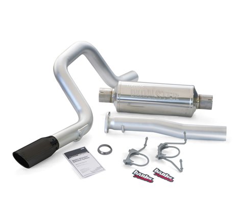 Banks Power 07-14 Toyota 4.0 FJ Cruiser Monster Exhaust Sys - SS Single Exhaust w/ Obround Black Tip