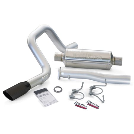 Banks Power 07-14 Toyota 4.0 FJ Cruiser Monster Exhaust Sys - SS Single Exhaust w/ Obround Black Tip