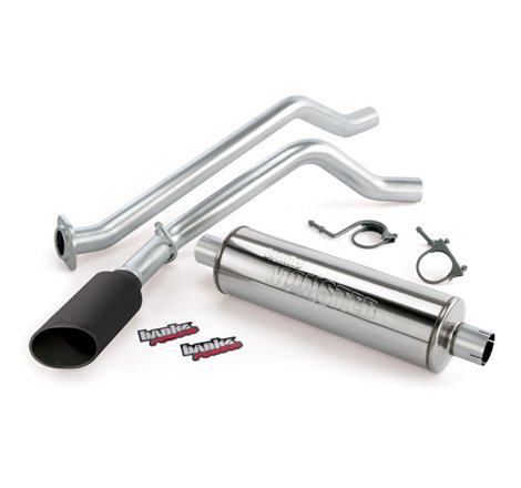 Banks Power 99-06 Chev 4.3-5.3L 1500-SCSB Monster Exhaust System - SS Single Exhaust w/ Black Tip