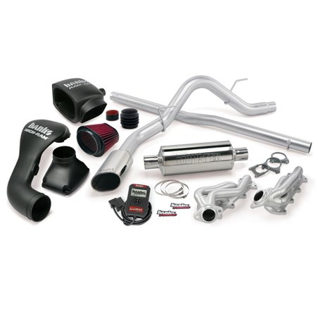 Banks Power 04-08 Ford 5.4L F-150 SCMB PowerPack System - SS Single Exhaust w/ Chrome Tip