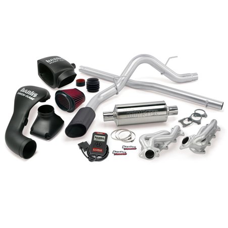 Banks Power 04-08 Ford 5.4L F-150 SCMB PowerPack System - SS Single Exhaust w/ Black Tip