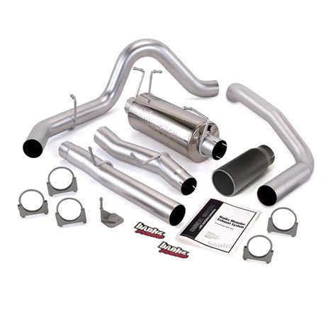 Banks Power 03-07 Ford 6.0L SCLB Monster Exhaust System - SS Single Exhaust w/ Black Tip
